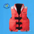 Foam life jacket with reflective on collar and shoulder